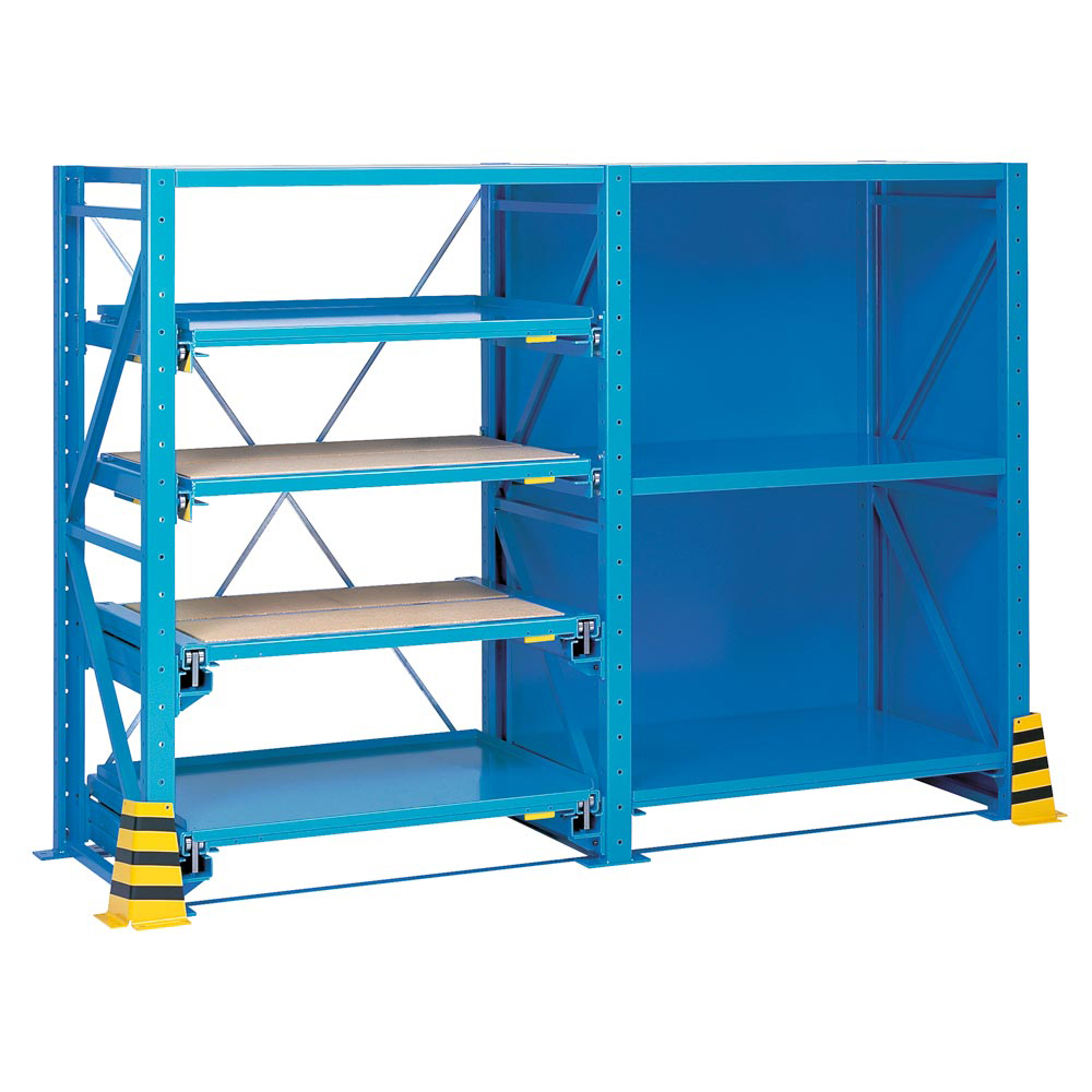 Schubfachregal - Schwerlast-Auszugregal Anbaufeld