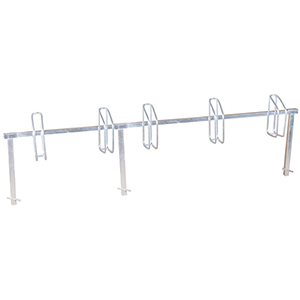 Fahrradständer - für 5 Fahrräder - Breite: 250 cm - verzinkt