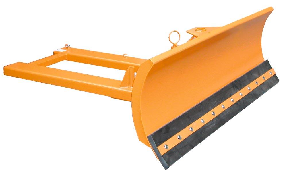 Schneeschieber mit Gummischürfleiste