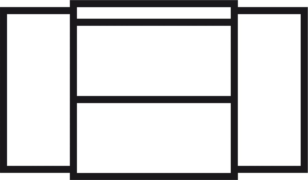 Flügeltürenschrank, RAL 5007 brilliantblau, BxTxH 950x420x1016 mm