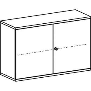 Aktenschrank, Büroschrank mit Flügeltüren