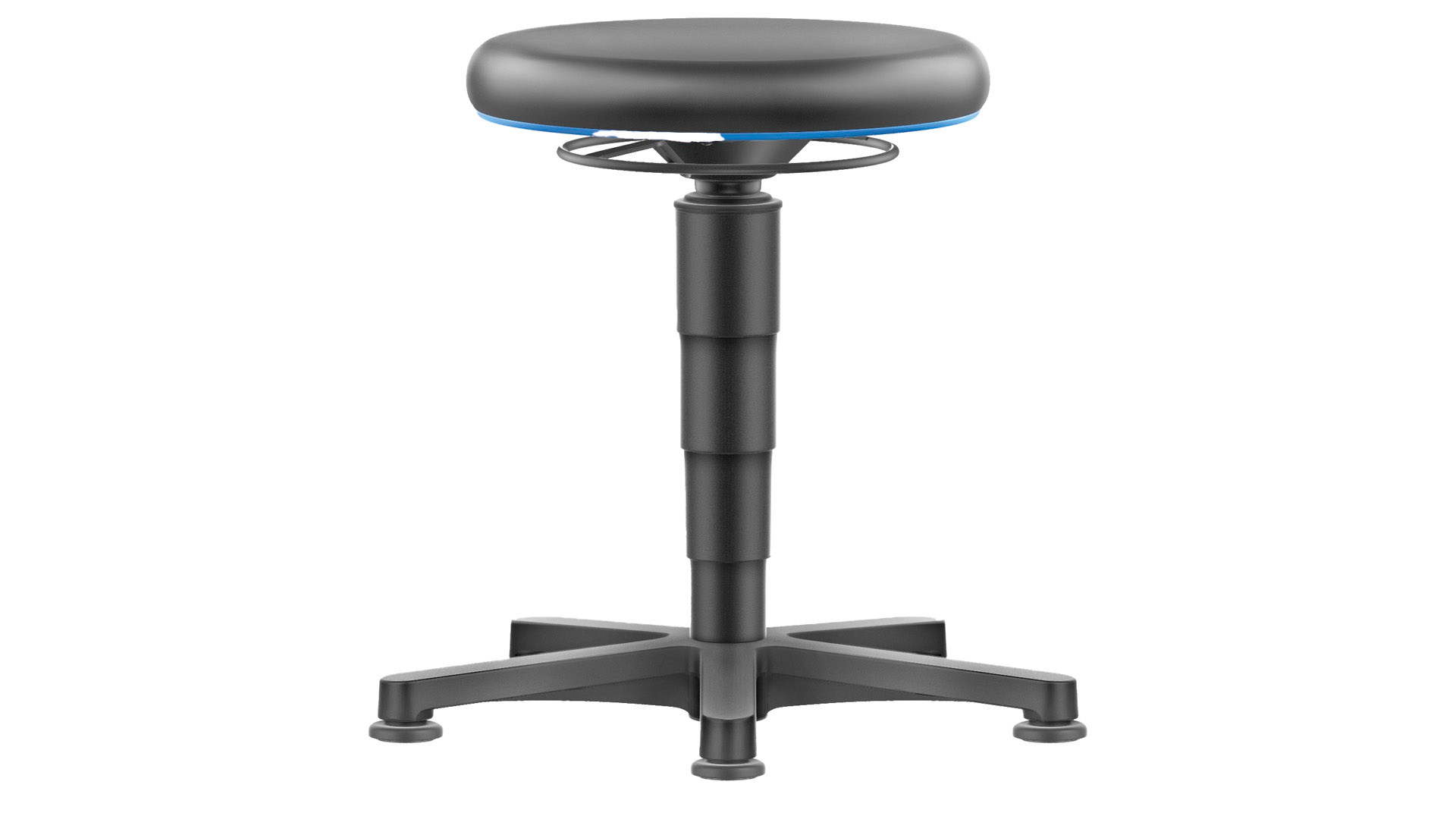 Drehhocker, Arbeitshocker mit Gasfeder-Höhenverstellung