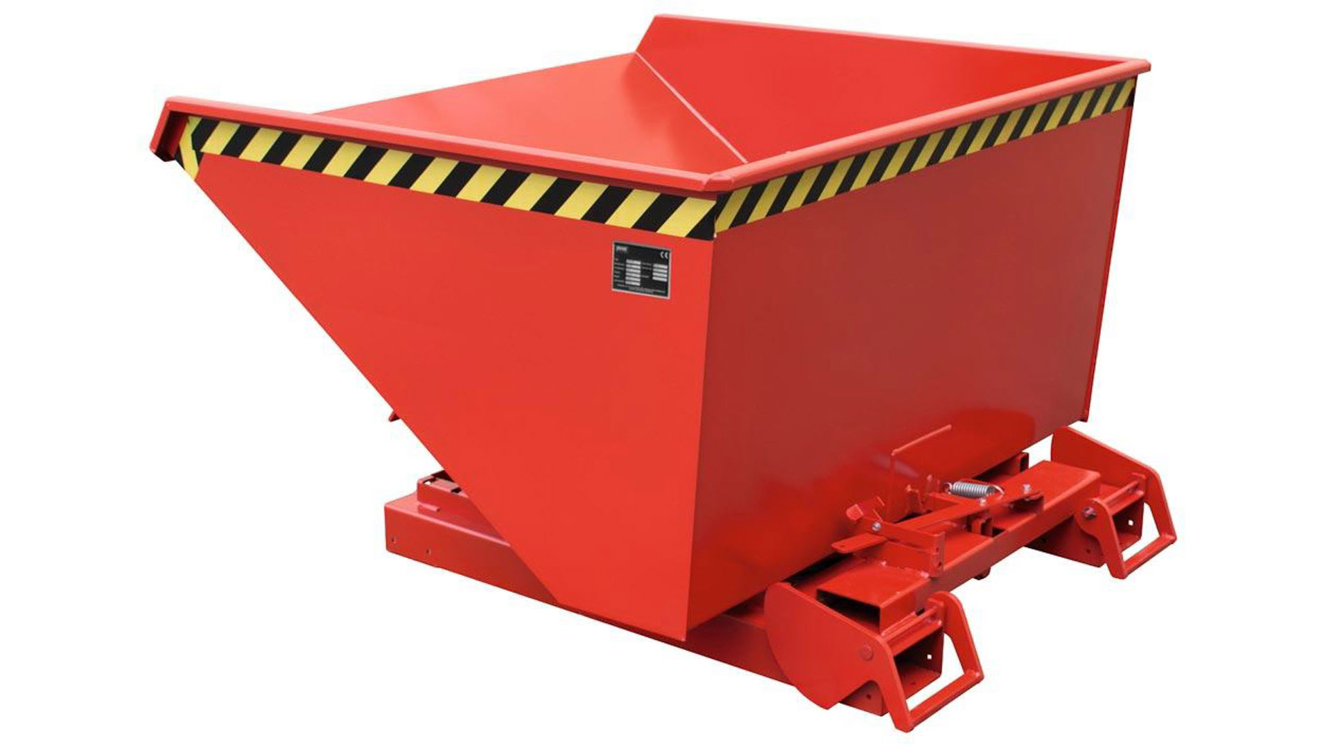 Muldenkippbehälter, automatisch