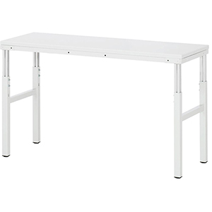 Arbeitstisch höhenverstellbar, Breite 150 cm, Tiefe 50 cm, Höhe 100 cm,  Schublade(n), Platte: EGB-Melaminharzbeschichtet (ESD)