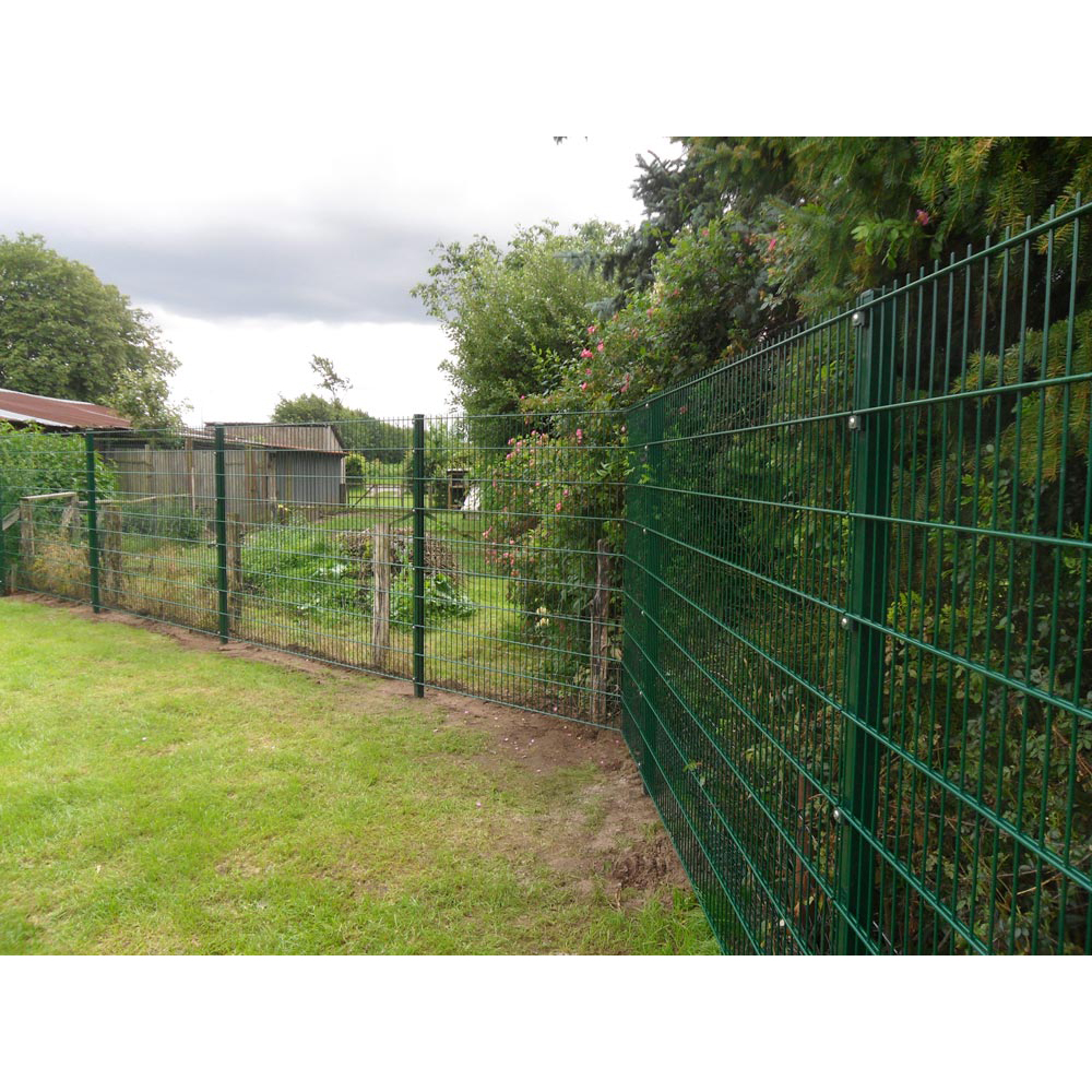 Doppelstabmattenzaun, Doppelstab-Stahlmattenzaunelement