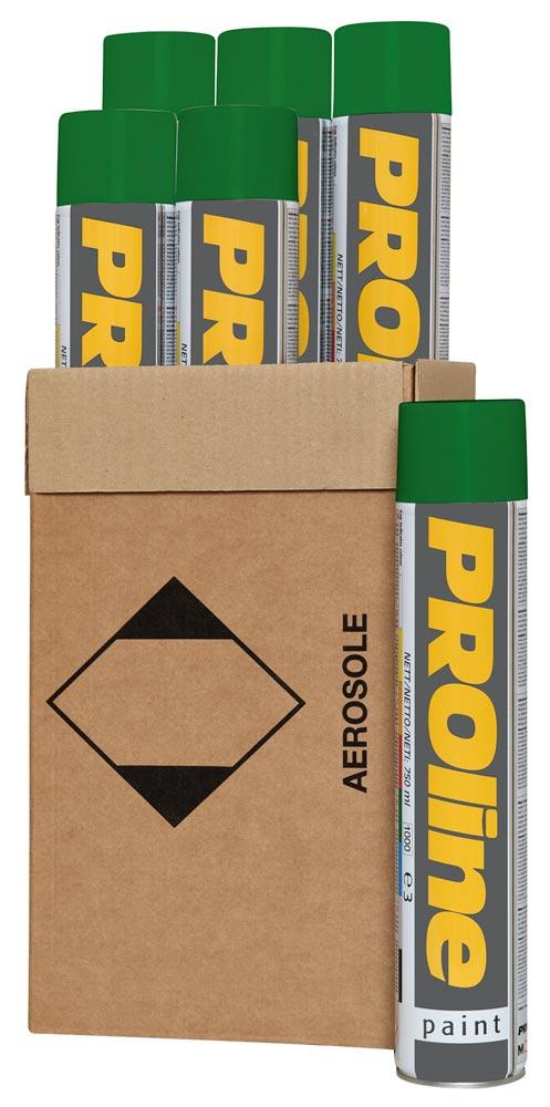 Bodenmarkierung, Bodenmarkierfarbe grün, VE 6 Stück