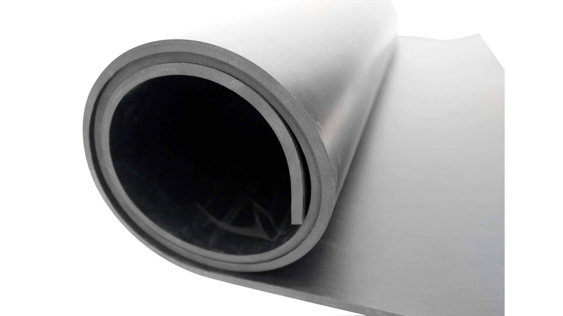 Gummimatte, Bodenschutzmatte, Industriegummi aus SBR Breite 1400 mm