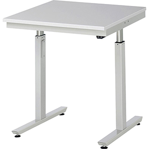 Elektrisch höhenverstellbarer Arbeitstisch, Breite 75 cm, Tiefe 80 cm, Höhe 112 cm,  Schublade(n), Platte: Melaminharzbeschichtet