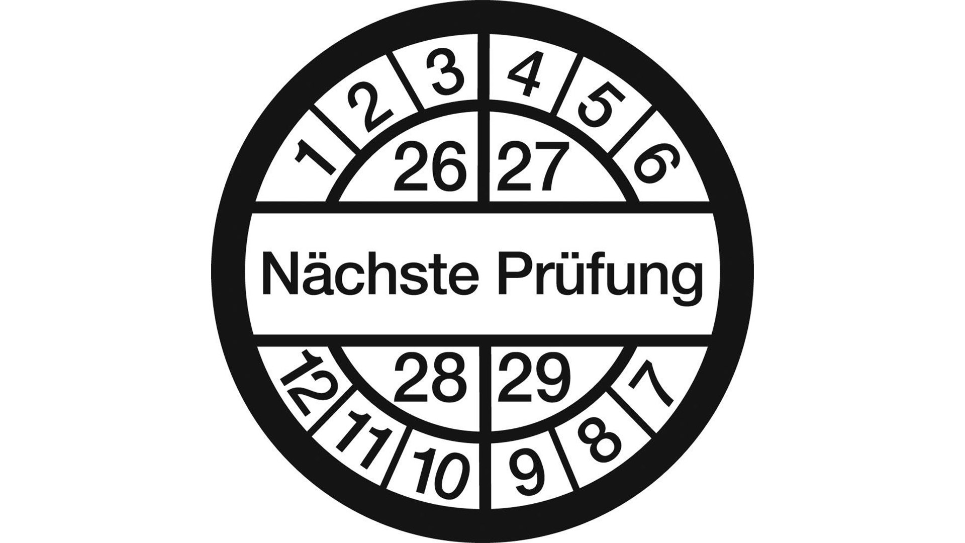 Prüfplakette