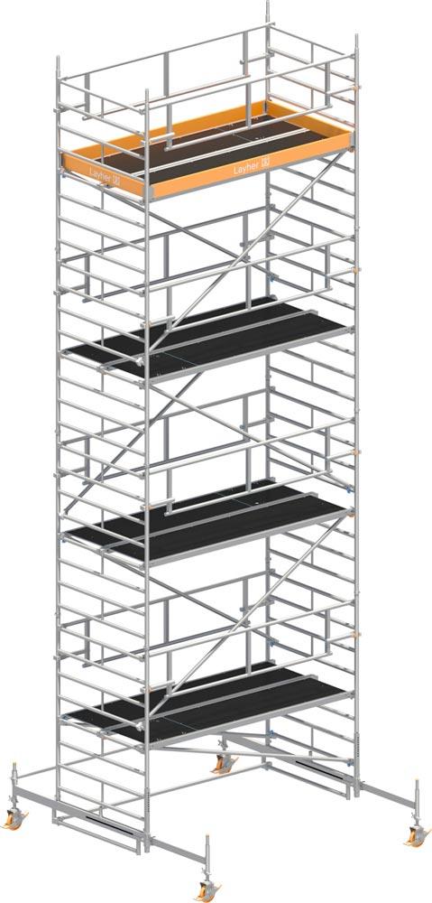 Fahrgerüst Breit P2 mit Sicherheits-Doppelgeländer