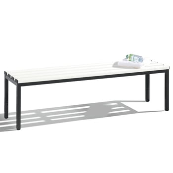C+P Garderobenbank, Sitzbank für Umkleide in Verein oder Schule, Breite 150 cm, Höhe 42 cm, Tiefe 35,3 cm