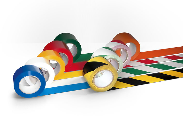 Bodenmarkierung, Bodenaufkleber, Bodenmarkierungsband