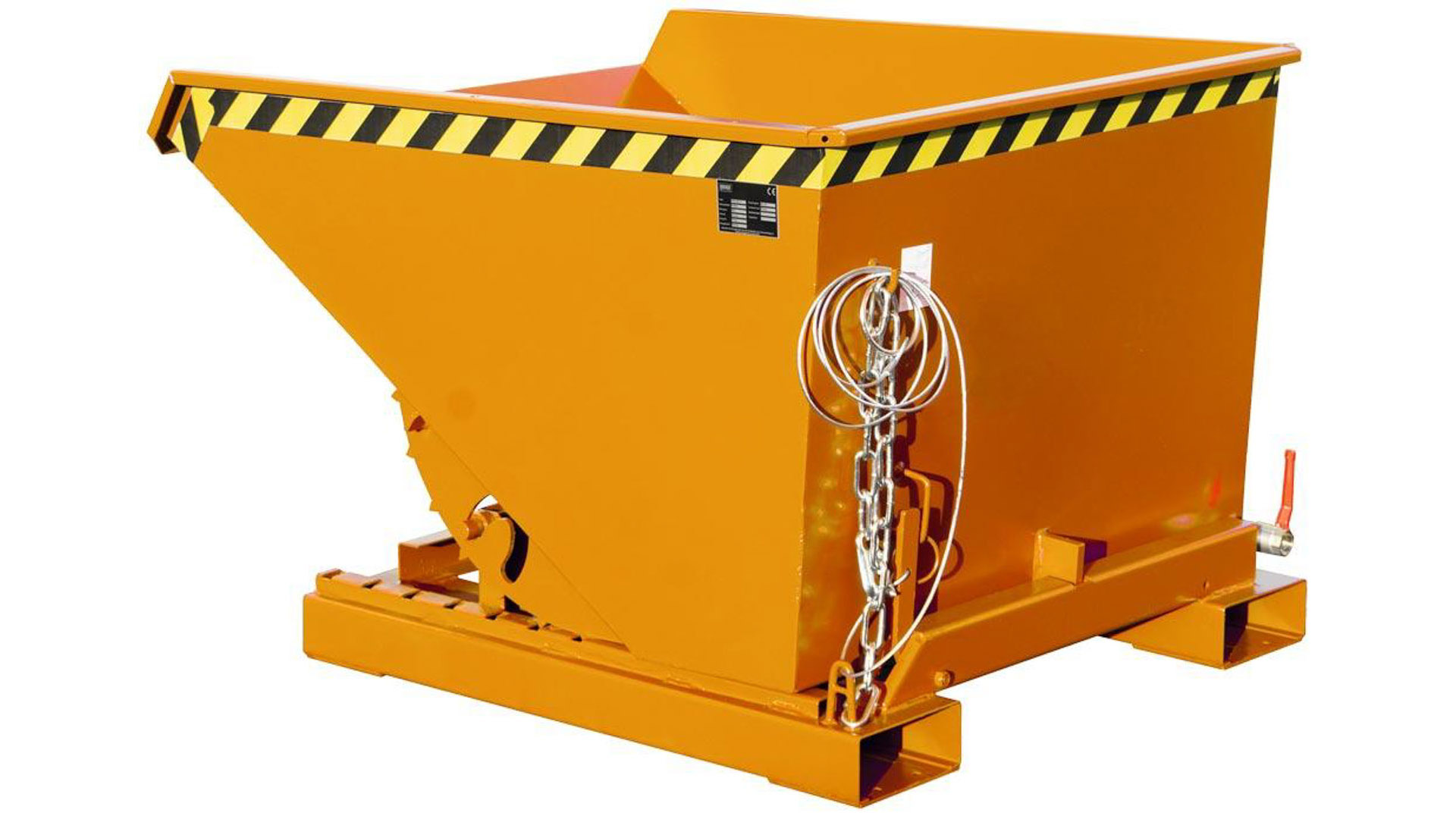 Späne-Selbstkippbehälter mit Abrollsystem