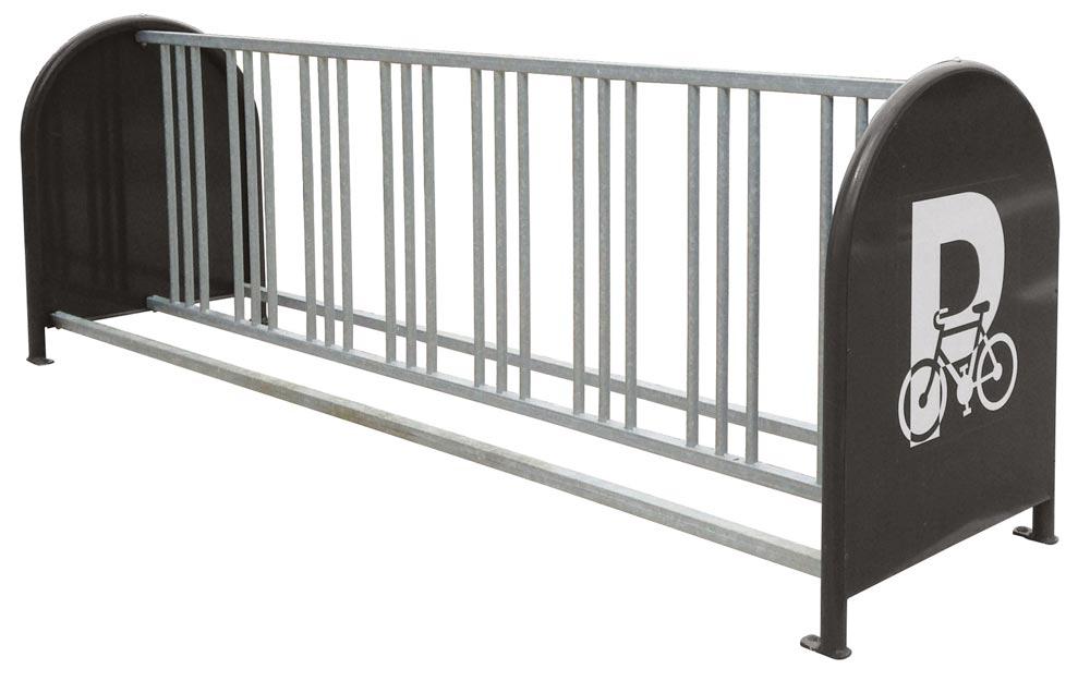 Fahrradständer - für 16 Fahrräder - Breite: 251,4 cm - verzinkt