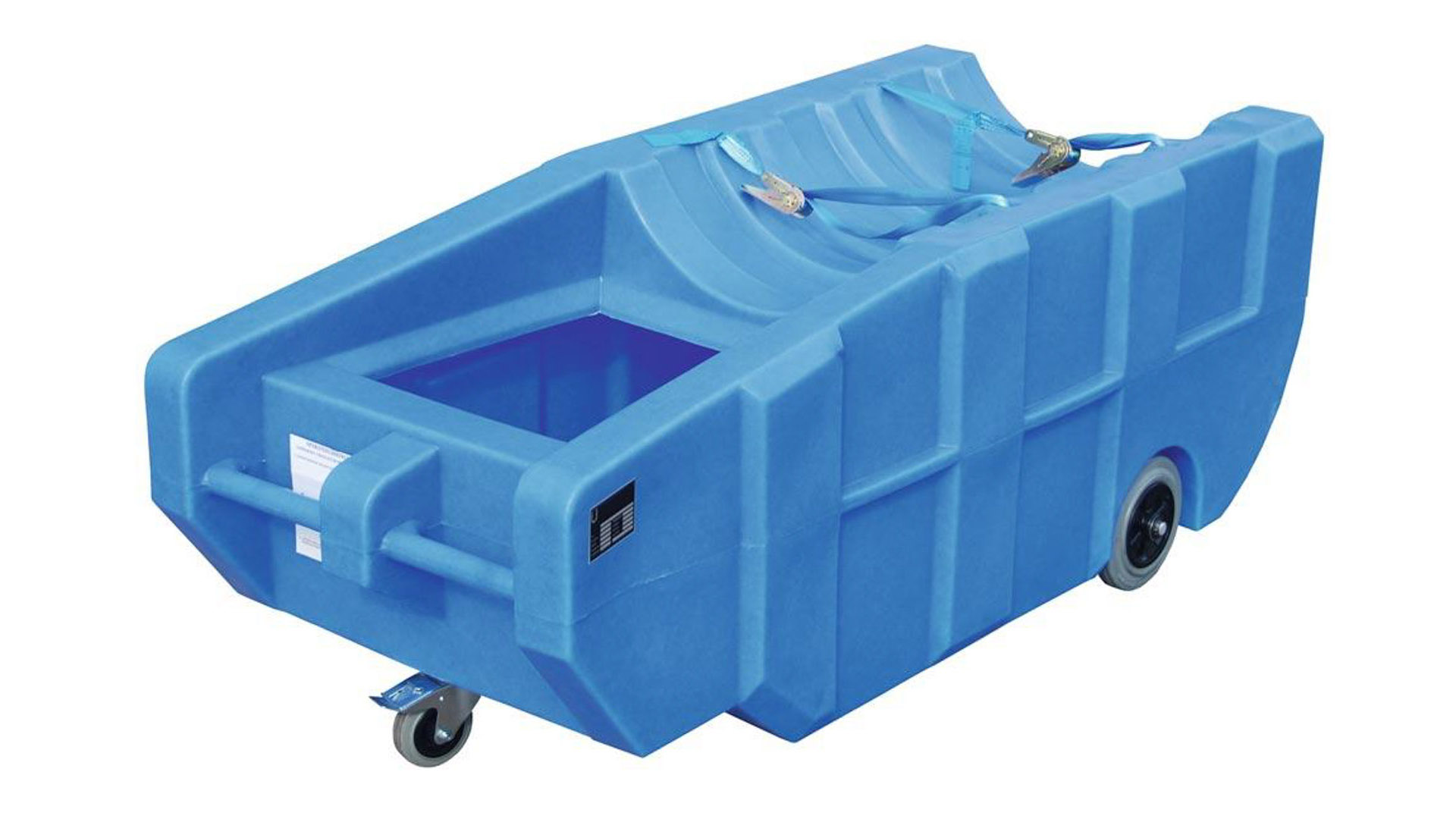 Polyethylen-Auffangwanne - fahrbar - für ein 200-l-Fass