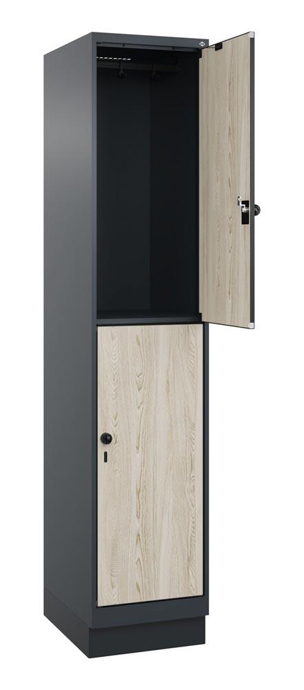 Fächerschrank, doppelstöckig