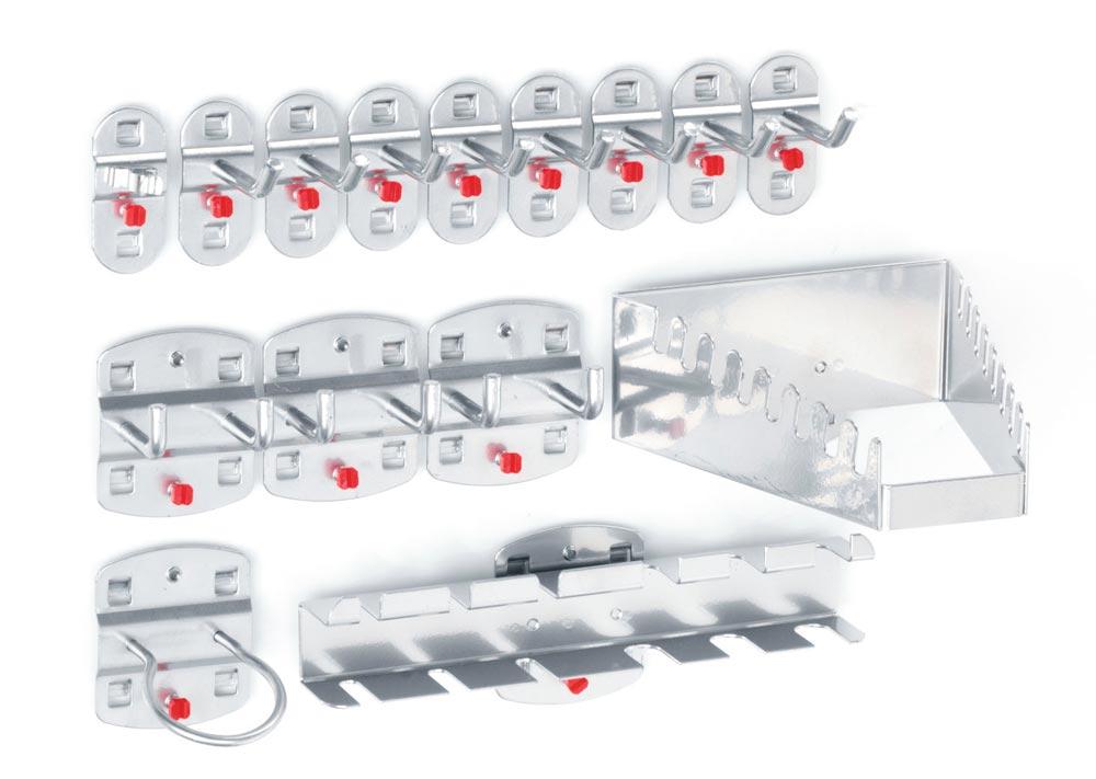 Bestückungssortiment für Systemeinheit Hakensortiment 15-tlg.
