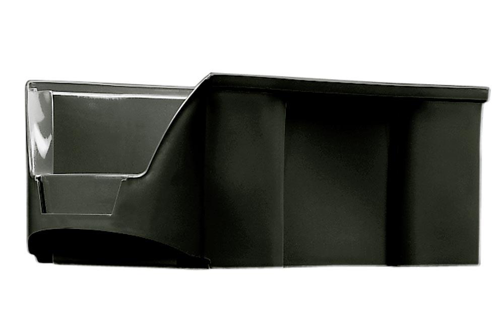 ESD Sichtlagerkästen, Sortierkästen, stapelbar, elektronisch leitfäig (PP), Größe 5, 125 x 145 x 235 mm (HxBxT), VE 40 Stück