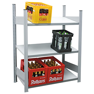 Getränkekistenregal