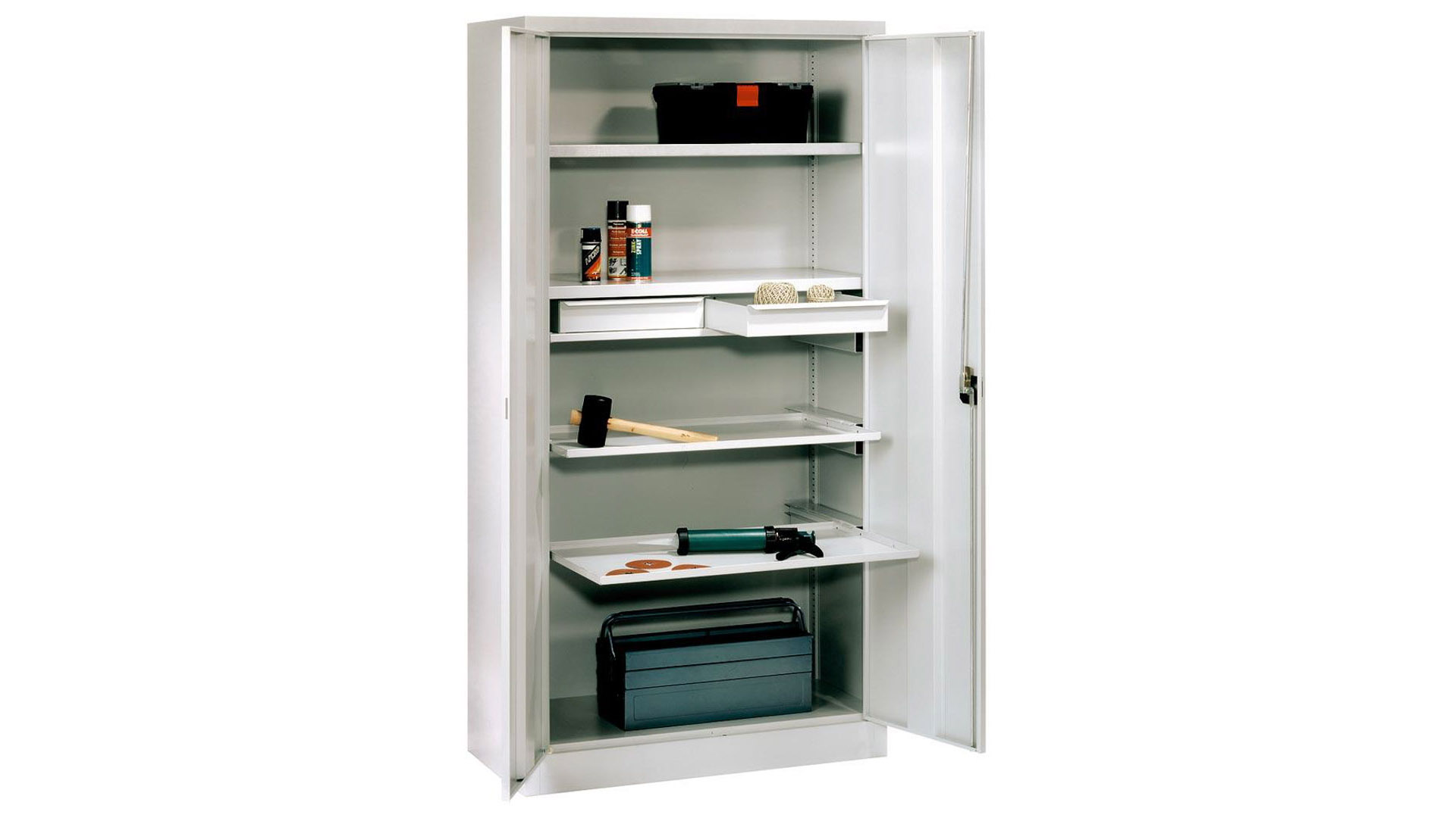 Stahlschrank, Vollblechtür