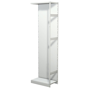 Aktenregal, Büroregal - Steckregal mit Rückwand