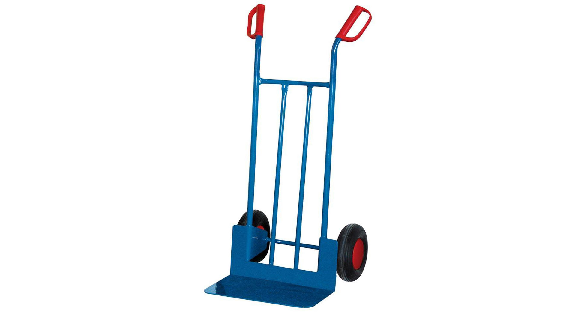 Sackkarre, Stahlrohrkarre - 250 kg Traglast - Schaufelmaß: 480 x 300 mm - Luftbereifung