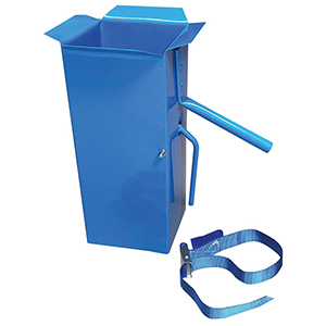 Dosiertrichter für Chip-Sauger, komplett mit Gurt