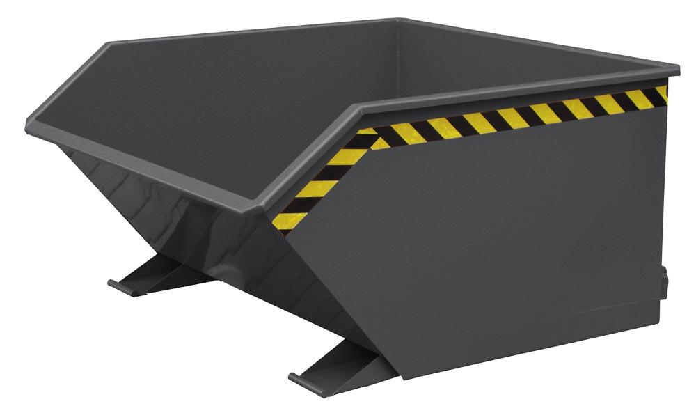 Kippbehälter in niedriger Bauhöhe
