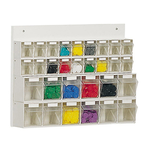 Kleinteilemagazin - Regalwand