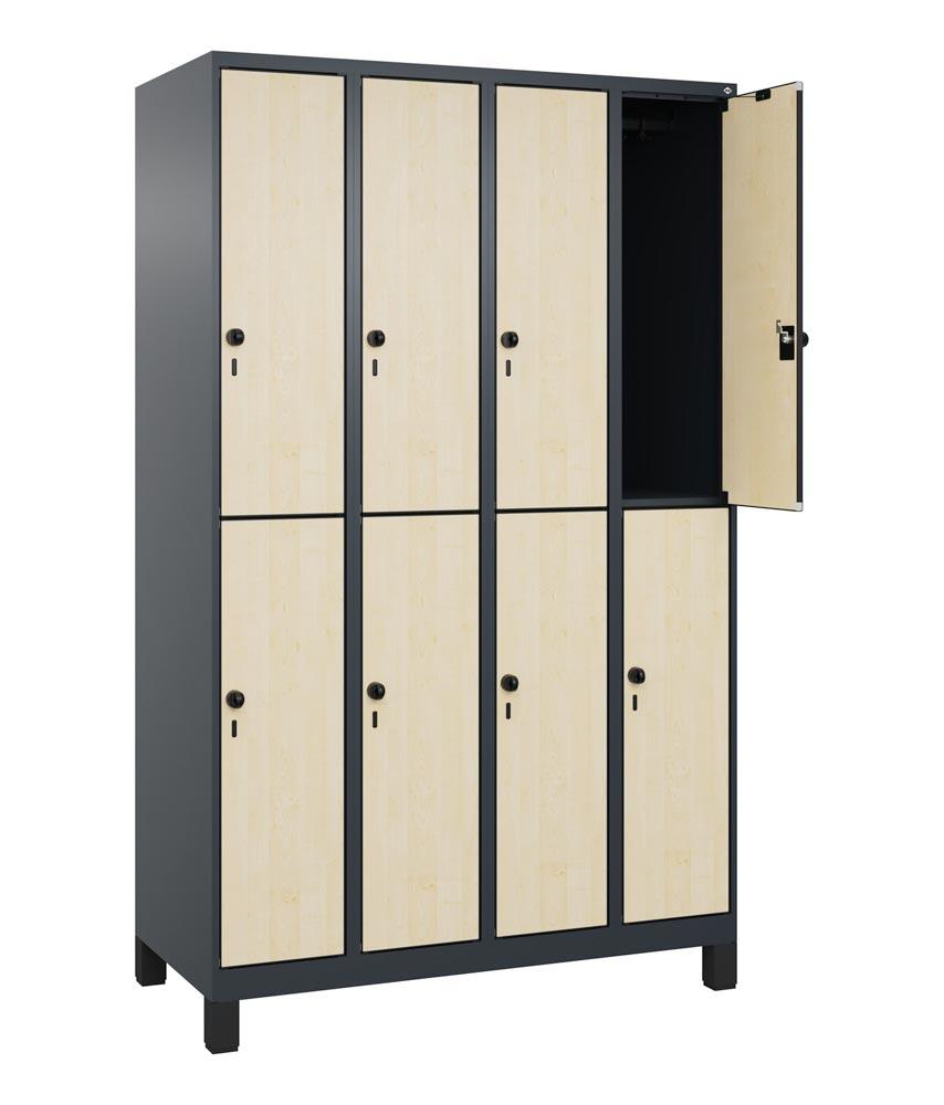 Fächerschrank, doppelstöckig