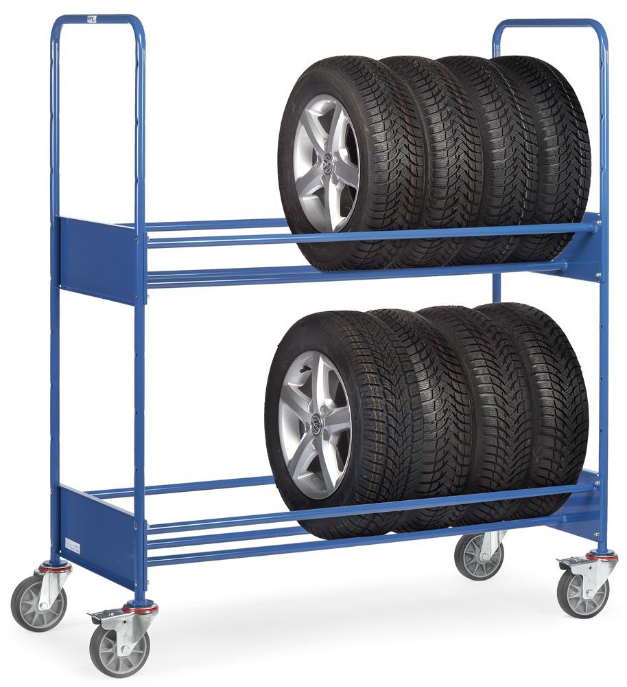 Reifenwagen mit 2 Ladeflächen
