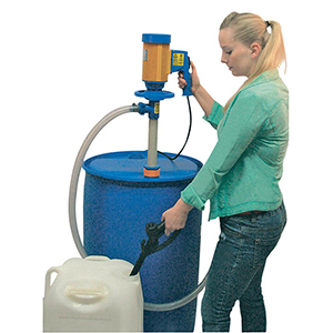 Elektrische Fasspumpe, Behälterpumpe Set Alupumpe