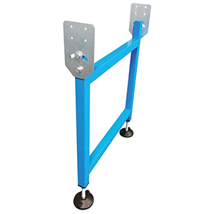 Seitenführung zu Gleitbandförderer, beidseitig, aus C-Profil, verzinkt, Höhe 100 mm (Bestellung 1 mtr = 1 Stück)