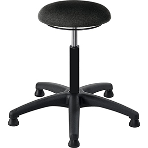Drehhocker, Arbeitshocker mit Gasfederhöhenverstellung