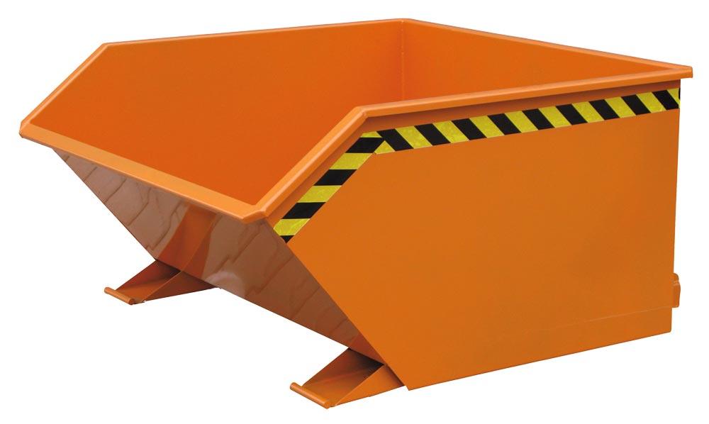 Kippbehälter in niedriger Bauhöhe