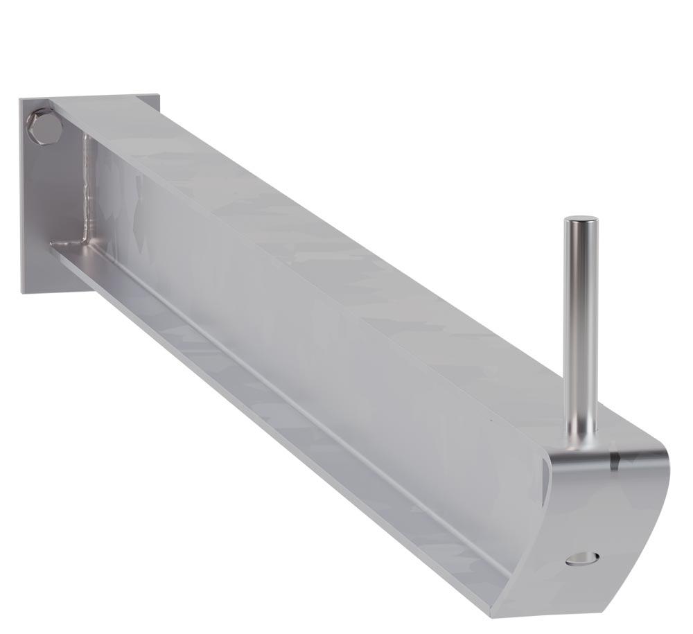 Abrolldorn, 16/100, für Schwerlast-Kragarme