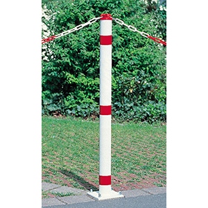 Ketten-Sperrpfosten aus Alu
