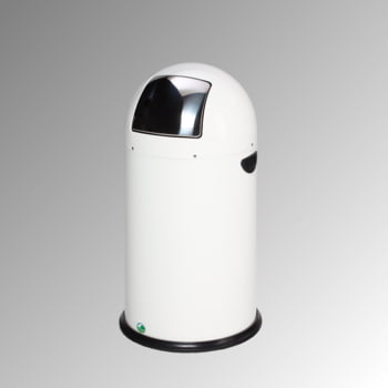 Mülleimer mit Einwurfklappe