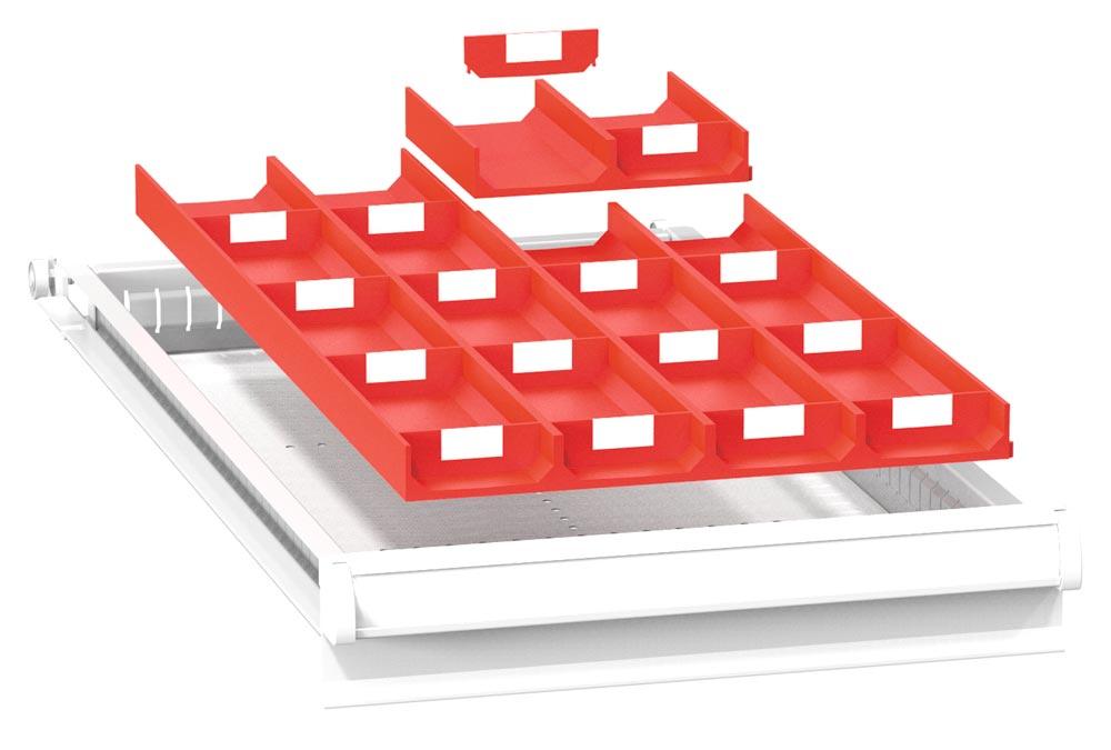 Einteilungsmaterial-Set aus Kunststoff