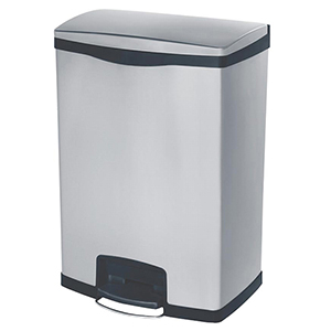 Treteimer aus Edelstahl