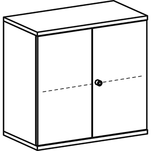 Aktenschrank, Büroschrank mit Flügeltüren