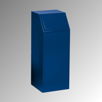 Selbstschließender Wertstoffsammler mit Klapptüre