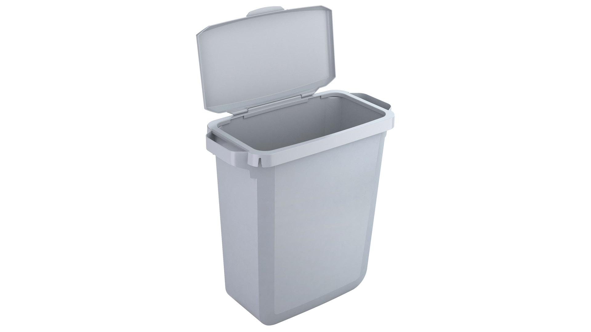 Wertstoffsammler inkl. grauem Klappdeckel
