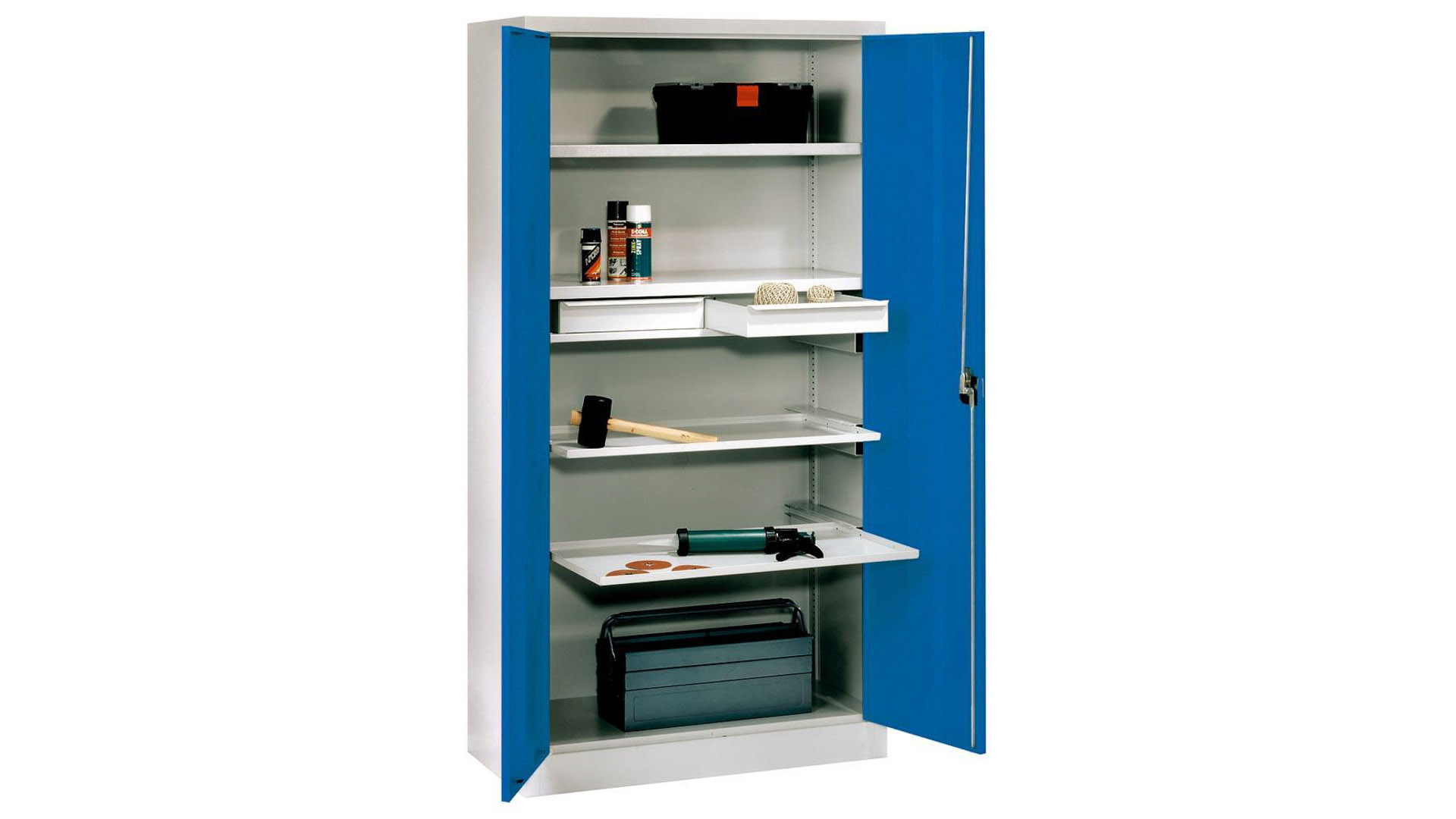 Stahlschrank, Vollblechtür