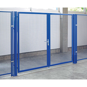 Doppelflügeltor für Trennwandschutzgitter