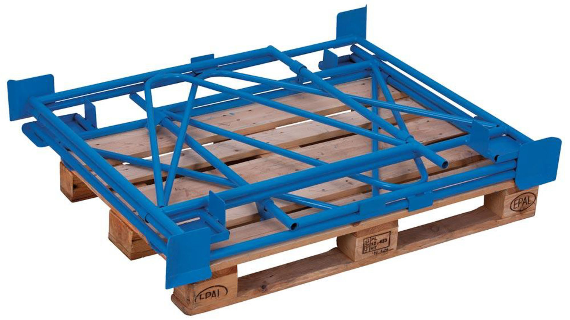 Palettenaufsatzrahmen für Industriepalette