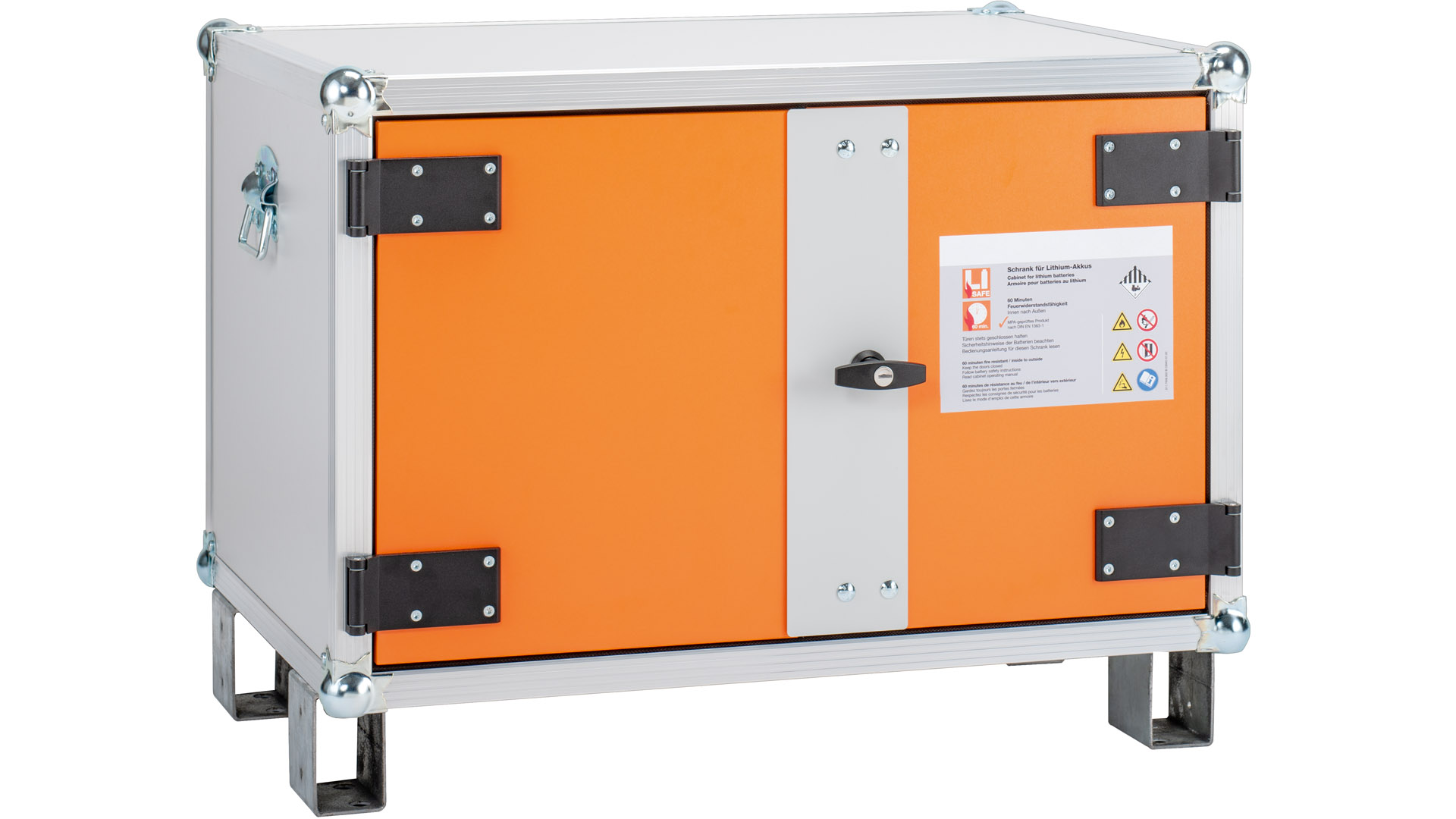 Akku-Ladeschrank, Breite 80 cm, Höhe 62 cm, Tiefe 66 cm