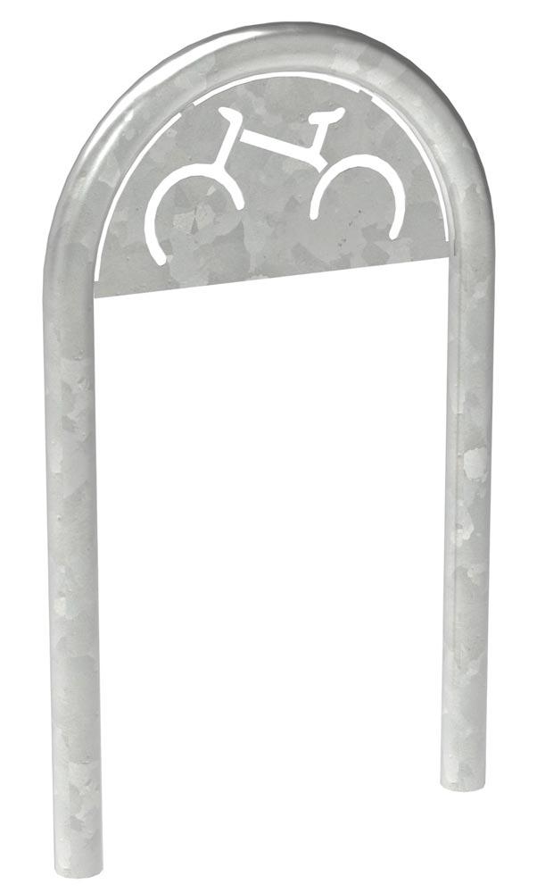 Fahrradbügel, Anlehnbügel - für 2 Fahrräder - Breite: 62,5 cm - verzinkt