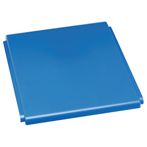 Kunststoffdeckel zu Kunststoff-Container Volumen 60 l, Farbe blau