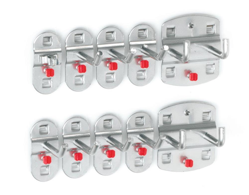 Bestückungssortiment für Systemeinheit Hakensortiment 10-tlg.